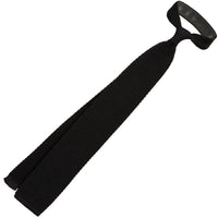 Silk Knit Tie - Black