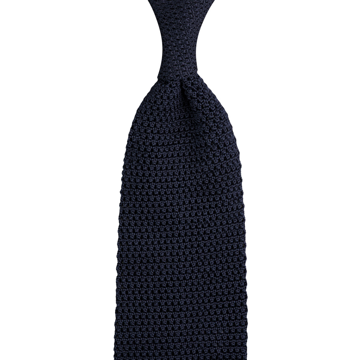 Silk Knit Tie - Midnight