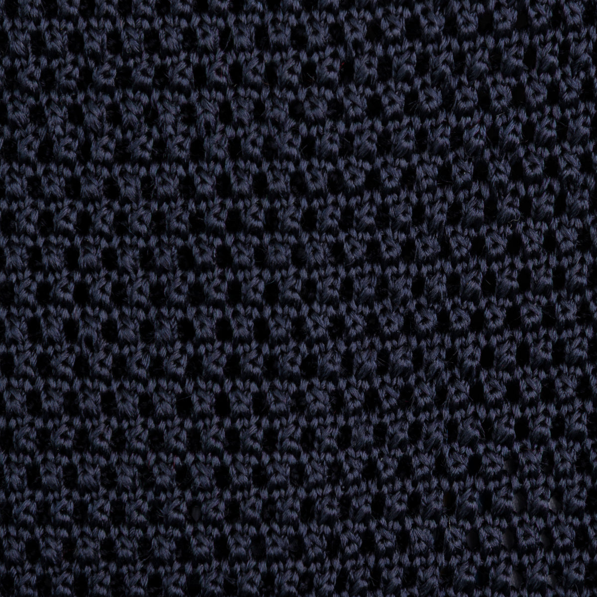 Silk Knit Tie - Midnight