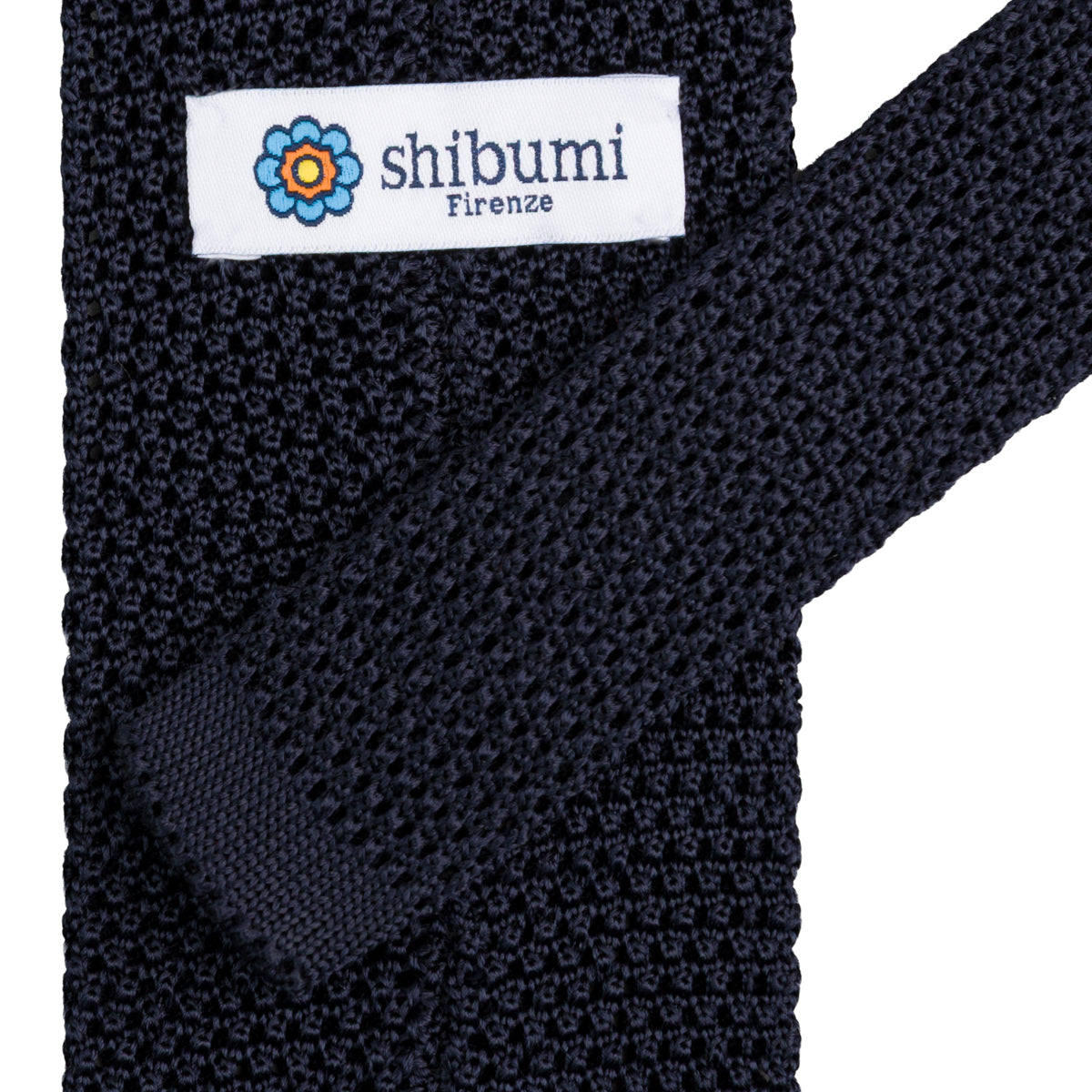 Silk Knit Tie - Midnight