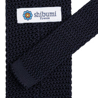 Silk Knit Tie - Midnight
