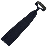 Silk Knit Tie - Midnight
