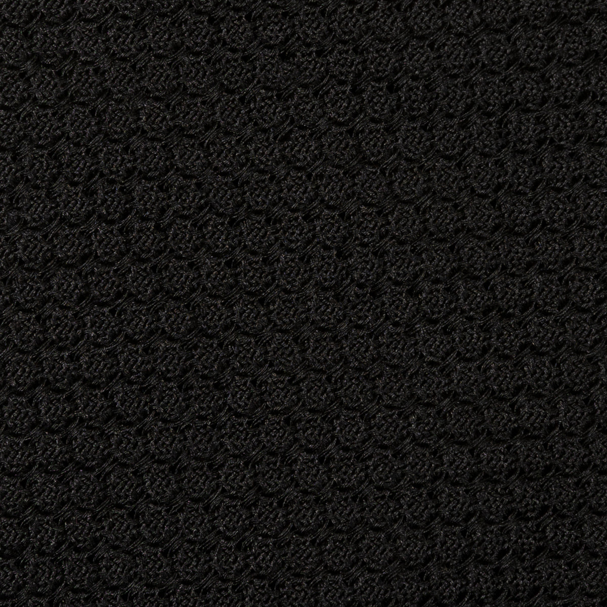 Grenadine / Garza Grossa Bespoke Silk Tie - Black