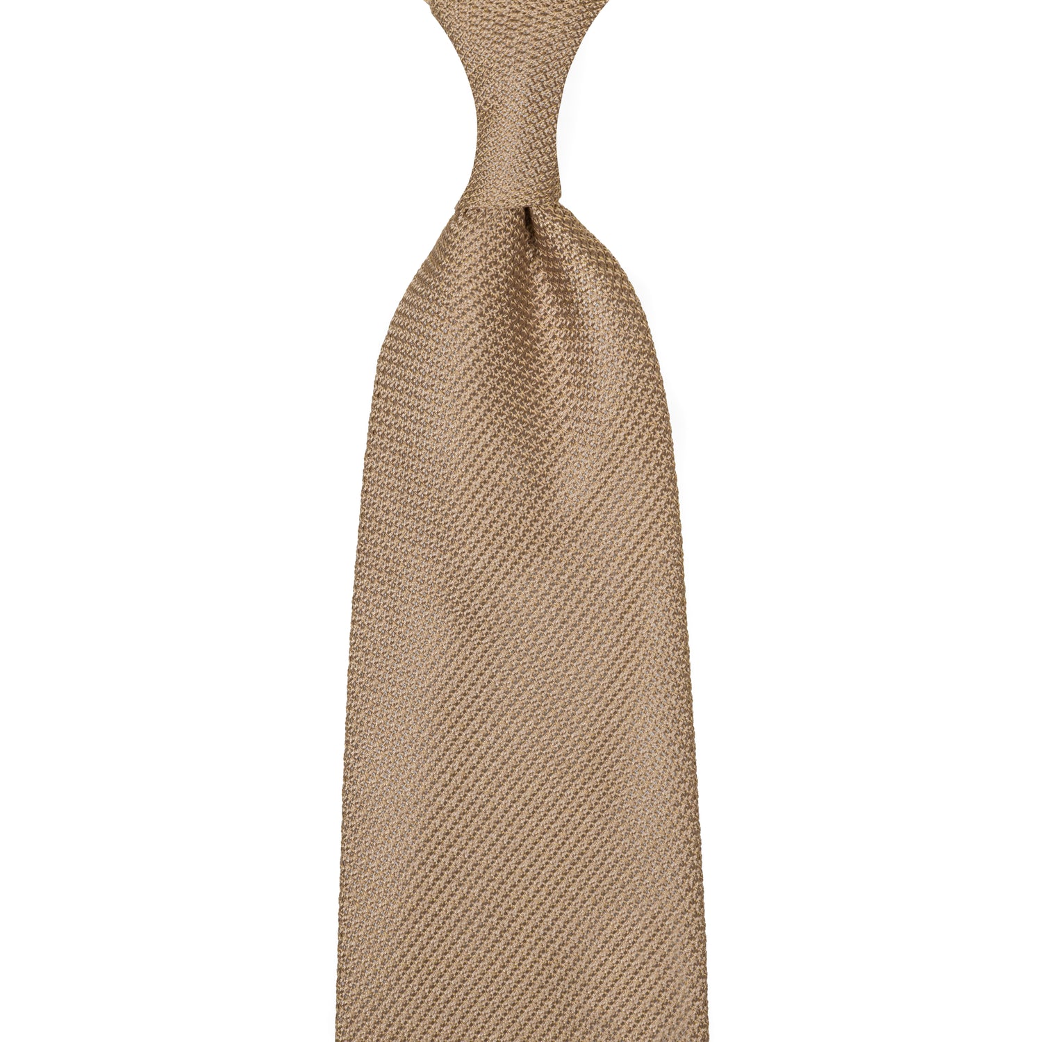 Grenadine / Garza Fina Tie - Beige - Hand-Rolled
