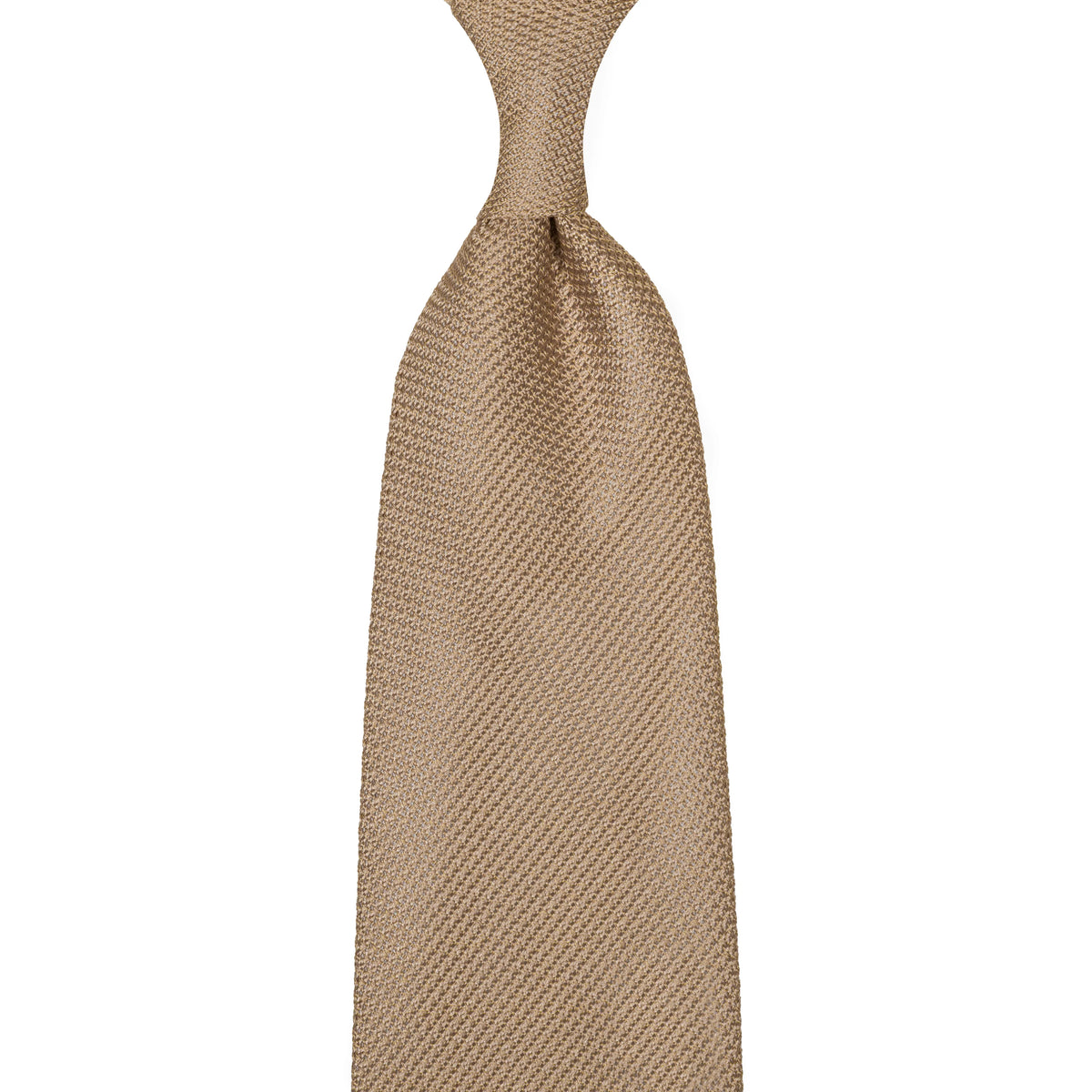 Grenadine / Garza Fina Bespoke Tie - Beige