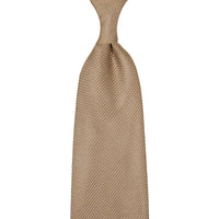 Grenadine / Garza Fina Bespoke Tie - Beige