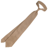 Grenadine / Garza Fina Bespoke Tie - Beige