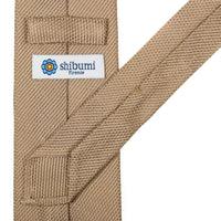 Grenadine / Garza Fina Bespoke Tie - Beige