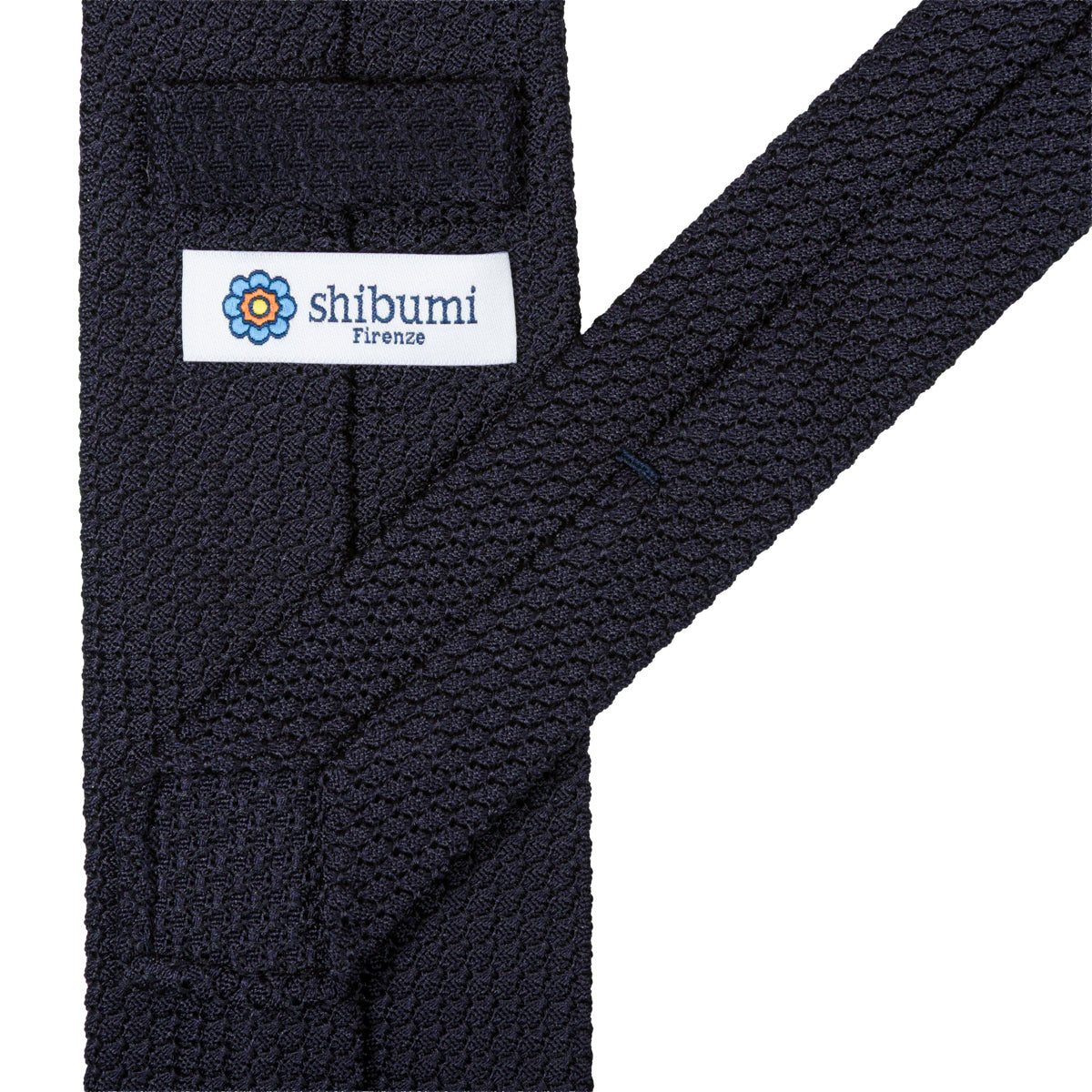 Grenadine / Garza Grossa Tie - Midnight - Hand-Rolled
