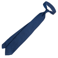 Grenadine / Garza Grossa Tie - Navy - Hand-Rolled