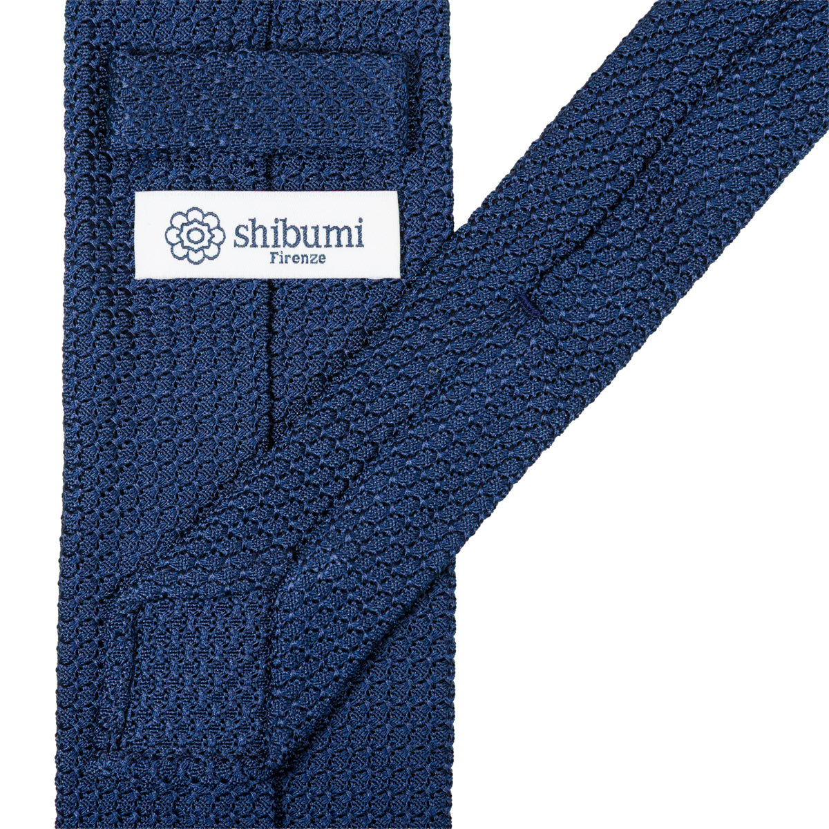 Grenadine / Garza Grossa Tie - Navy - Hand-Rolled