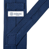 Grenadine / Garza Grossa Tie - Navy - Hand-Rolled