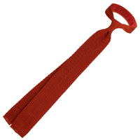 Crunchy Silk Knit Tie - Rust