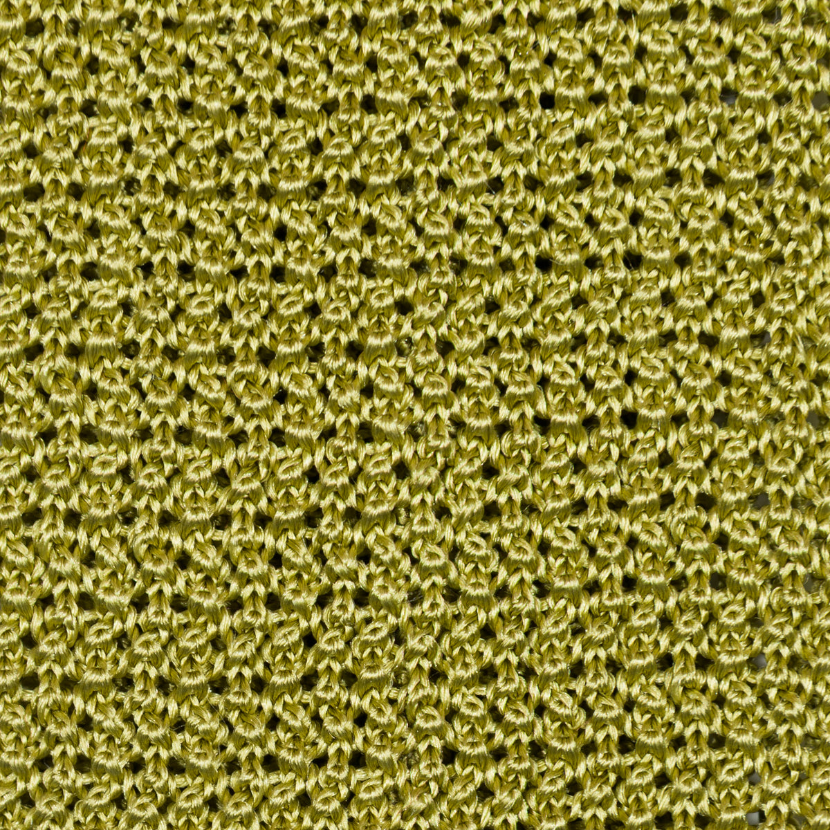 Crunchy Silk Knit Tie - Grass