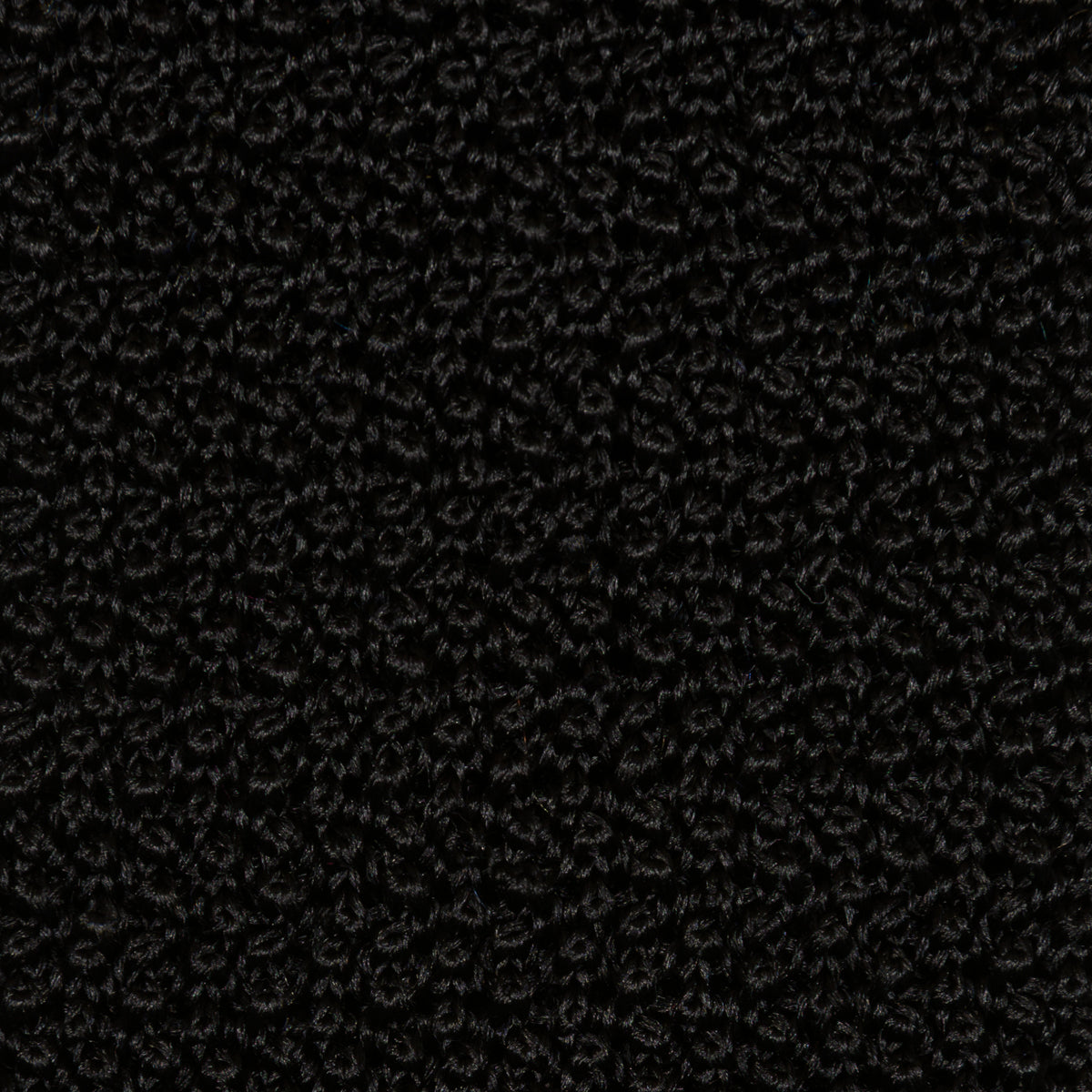 Crunchy Silk Knit Tie - Black