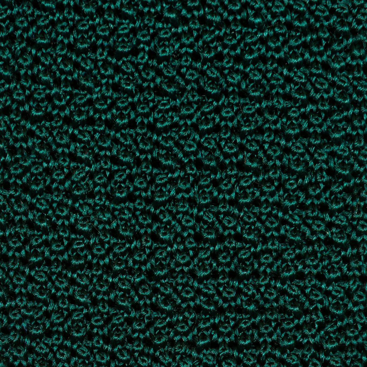Crunchy Silk Knit Tie - Forest