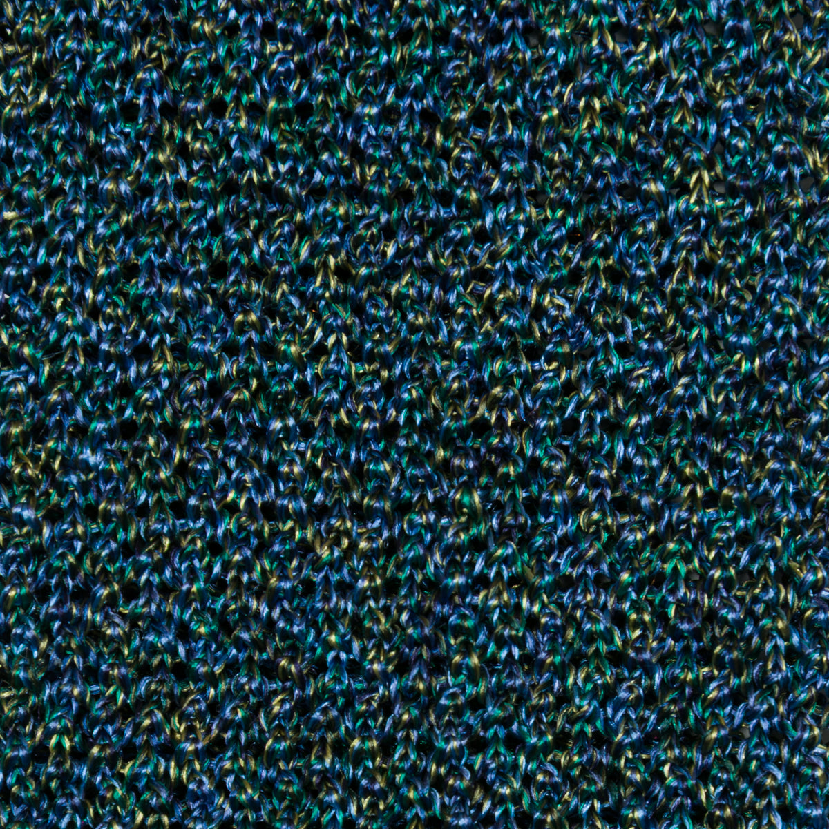 Crunchy Silk Knit Tie - Green Mottled