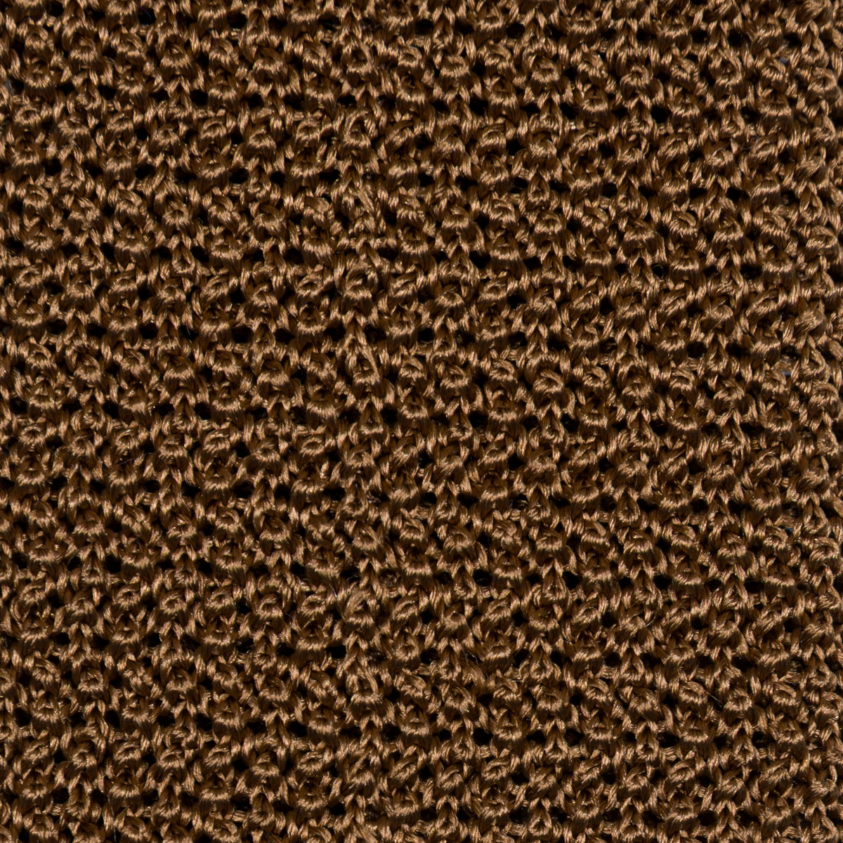 Crunchy Silk Knit Tie - Copper