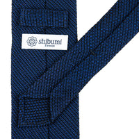 Kuska Handwoven Fina Grenadine Silk Tie - Light Navy