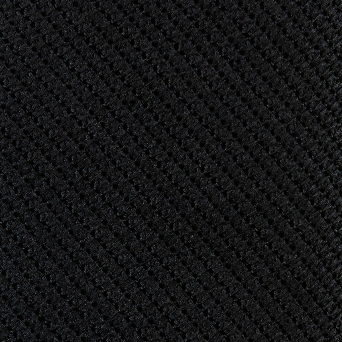 Kuska Handwoven Fina Grenadine Silk Tie - Black