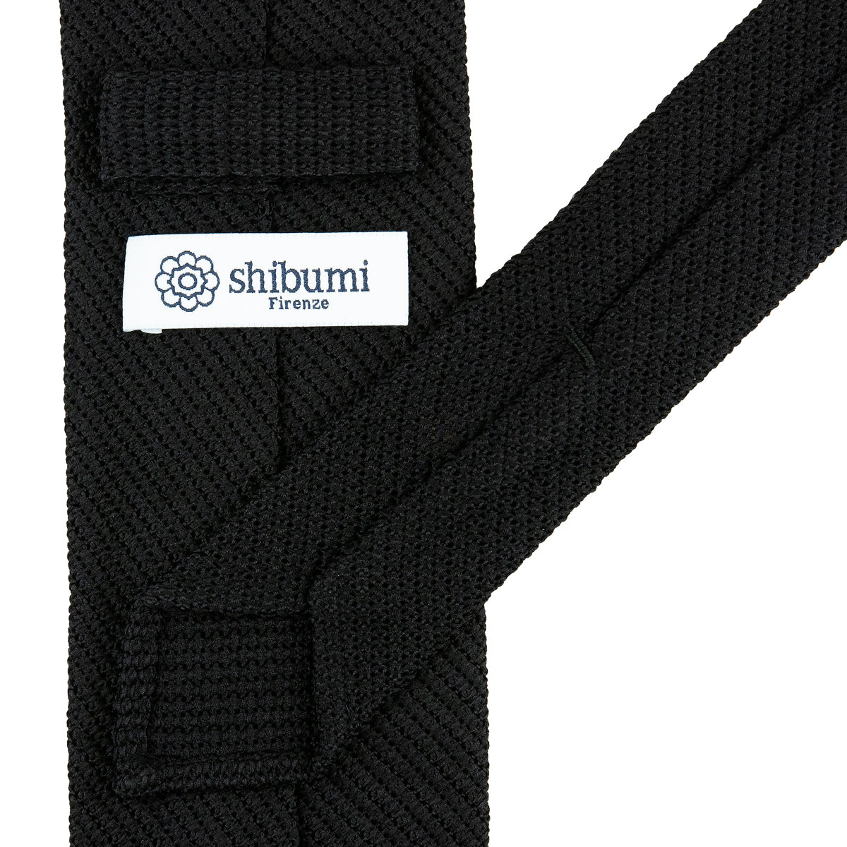 Kuska Handwoven Fina Grenadine Silk Tie - Black