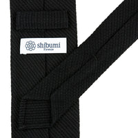Kuska Handwoven Fina Grenadine Silk Tie - Black