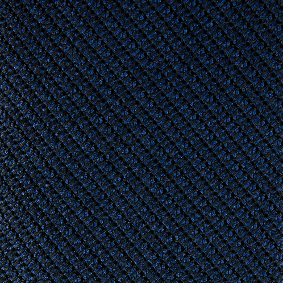 Kuska Handwoven Fina Grenadine Silk Tie - Navy