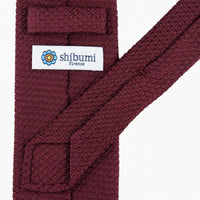 Grenadine / Garza Grossa Tie - Cherry - Hand-Rolled
