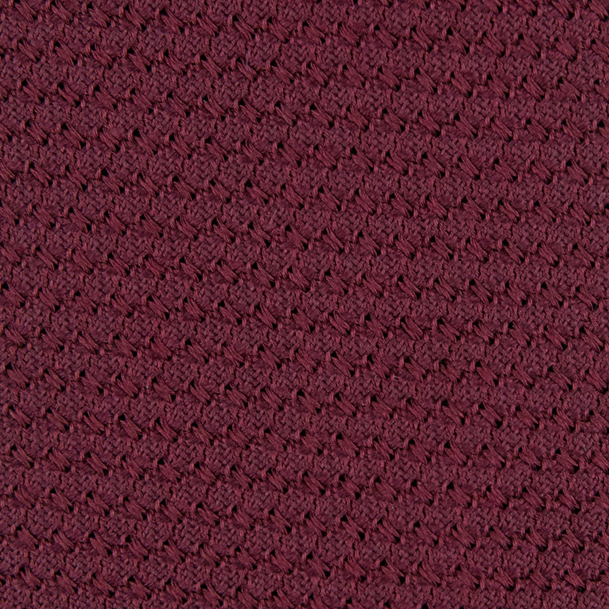 Grenadine / Garza Grossa Tie - Cherry - Hand-Rolled