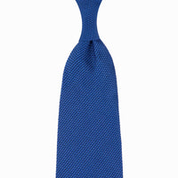 Grenadine / Garza Fina Tie - Azure Blue - Hand-Rolled