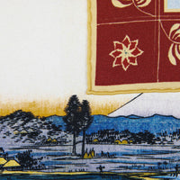 Ukiyo-e Silk Pocket Square - Tsukanoma - 40x40cm