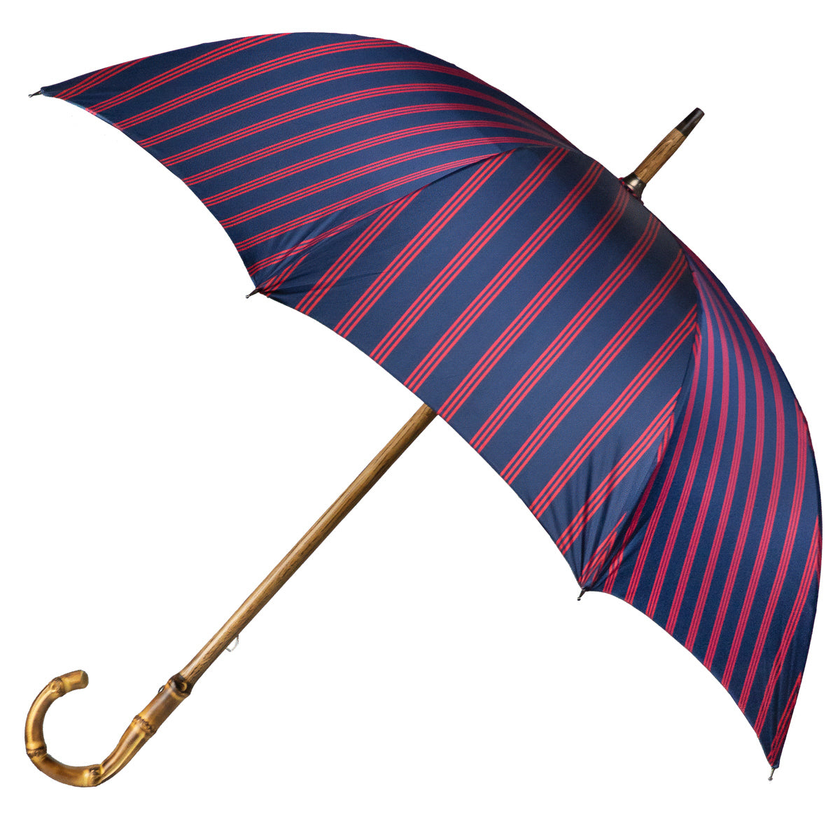 Shibumi x Mario Talarico Umbrella Navy Stripe - Bamboo
