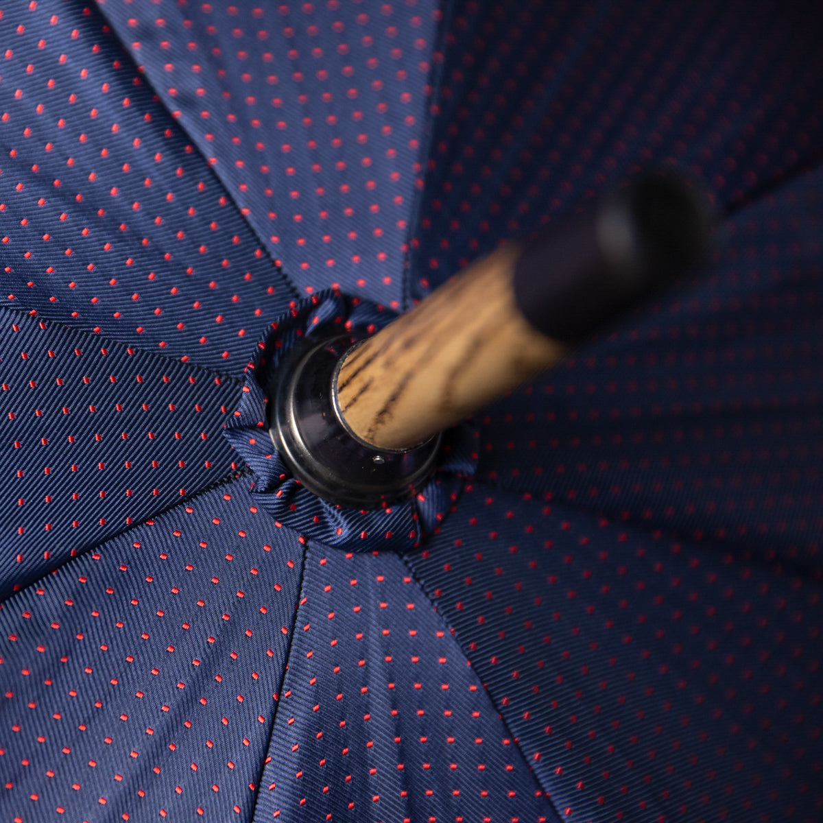 Shibumi x Mario Talarico Umbrella Navy Dots - Bamboo