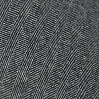 Cashmere Herringbone Scarf - Charcoal