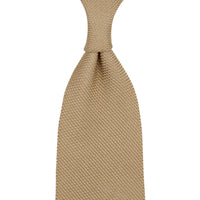 Grenadine / Garza Fina Bespoke Tie - Beige