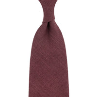 Japanese Ramie Tie - Dusty Pink - Hand-Rolled